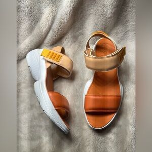 Sorel Women's Sandals in Orange and Tan